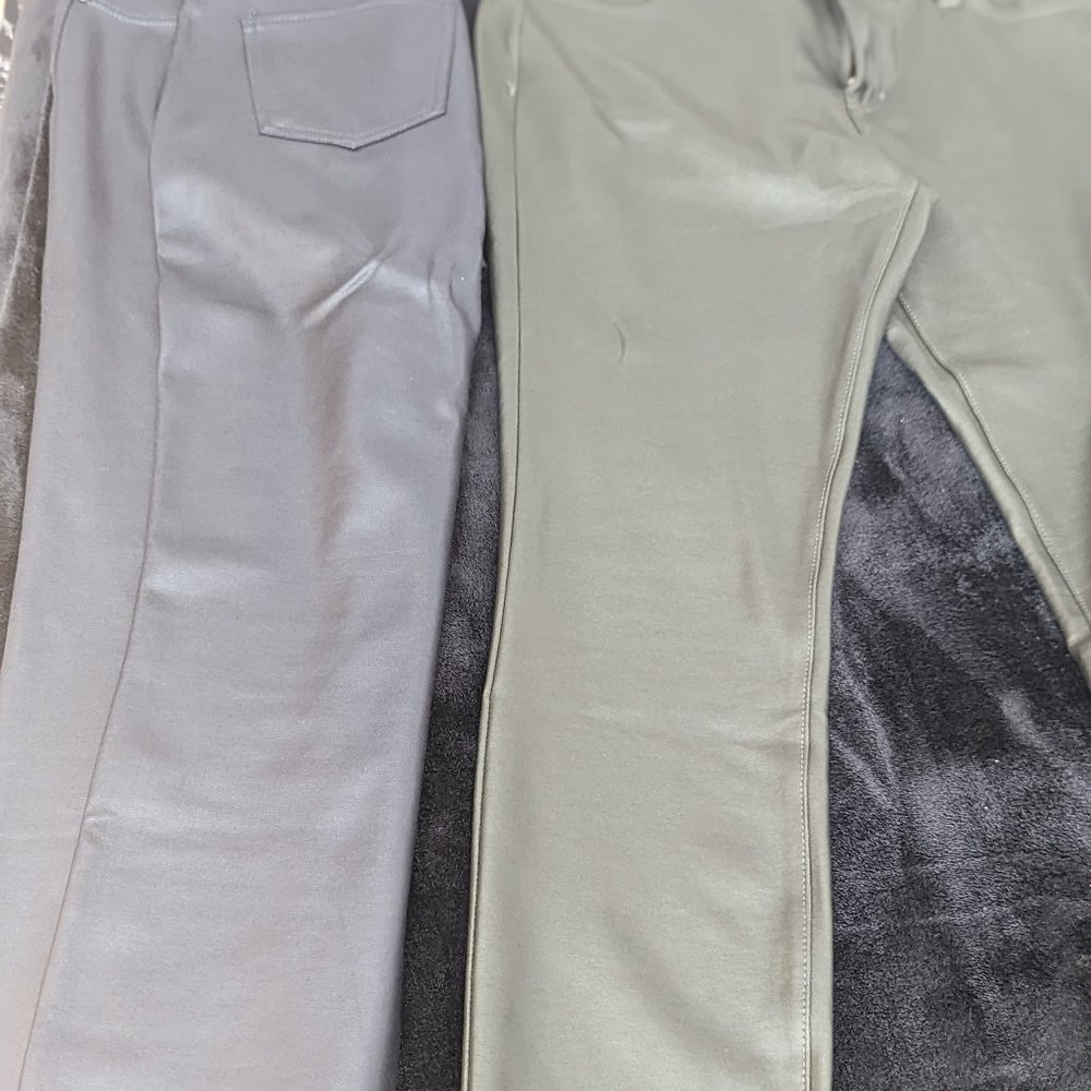 Faux Leather jeans